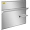 Stainless Steel Range Hood Backsplash 36x30 Inch Silver Splash Plate With Storage Shelf Knife Holde 7