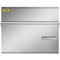 Stainless Steel Range Hood Backsplash 36x30 Inch Silver Splash Plate With Storage Shelf Knife Holde 8