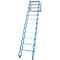 Alloy Attic Access Ladder Blue Pulldown Attic Stairs WallMounted Folding Stairs For Attic 98 Ft Hei 7