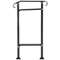 Wrought Iron Handrail for Outdoor Stair Railing with Adjustable Front Porch Railings for Concrete Steps or Wood Stairs