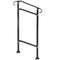 Wrought Iron Handrail for Outdoor Stair Railing with Adjustable Front Porch Railings for Concrete Steps or Wood Stairs