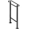 Wrought Iron Handrail for Outdoor Stair Railing with Adjustable Front Porch Railings for Concrete Steps or Wood Stairs
