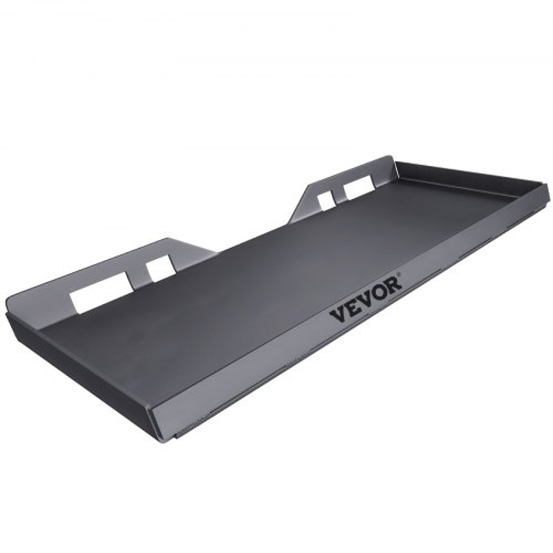 Heavy-Duty Skid Steer Attachment Plate, Thick Steel Quick Attach Mounting Plate for Tractors & Loaders with Welding Rods