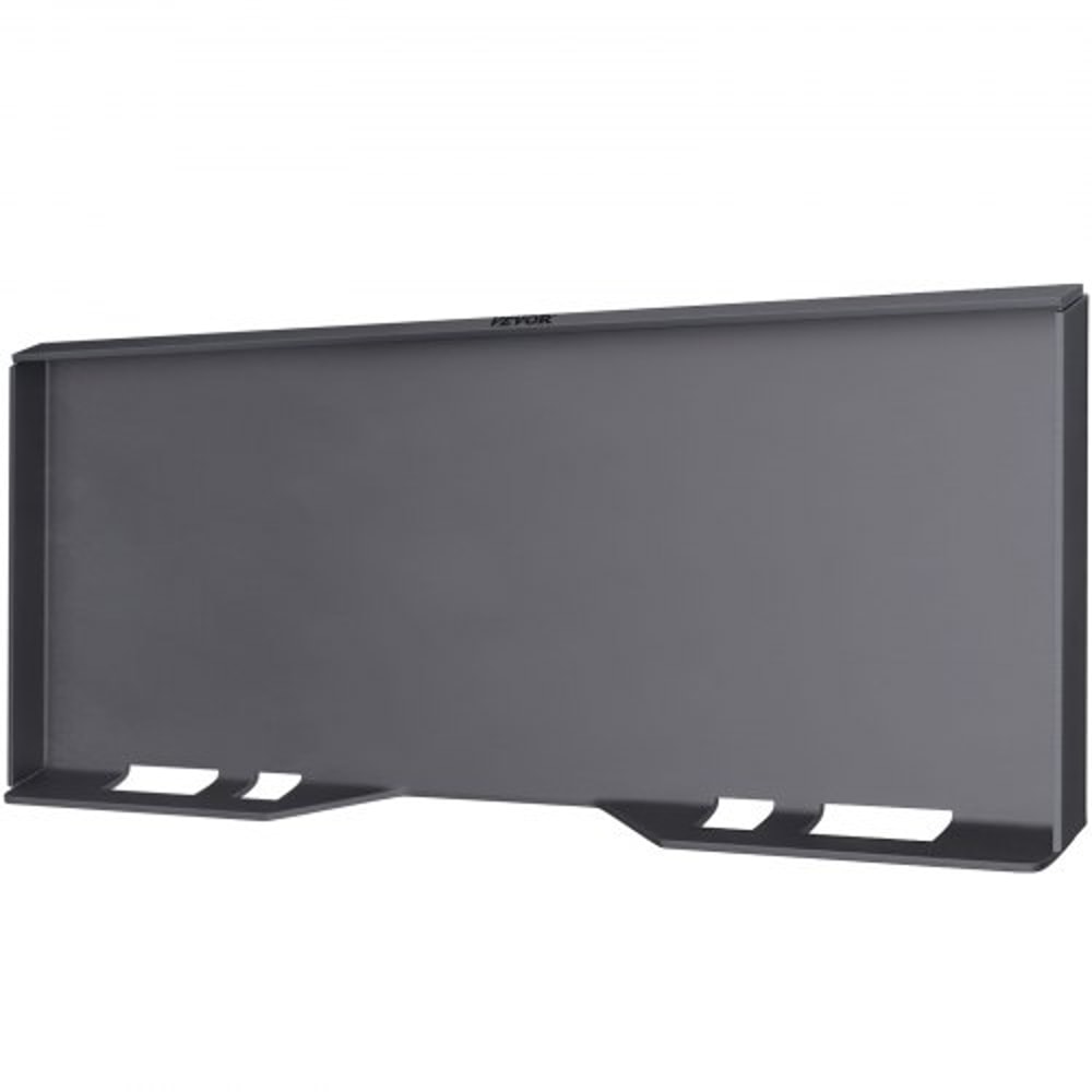 Heavy-Duty Skid Steer Mount Plate, Thick Steel Quick Attachment Loader Plate with Welding Rods, Universal Skid Steer