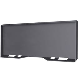 heavy-duty skid steer mount plate, thick steel quick attachment loader plate with welding rods, universal skid steer