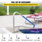Pool Handrail, Stainless Steel Rustproof Pool Rail with Blue Grip Cover, 250LBS Capacity, Humanized Pool Railing