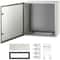 Steel Electrical Box, IP Waterproof & Dustproof Enclosure with Mounting Plate, Indoor/Outdoor NEMA Steel Enclosure