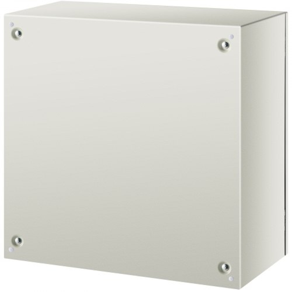 Steel Electrical Box, IP Waterproof & Dustproof Enclosure with Mounting Plate, Indoor/Outdoor NEMA Steel Enclosure