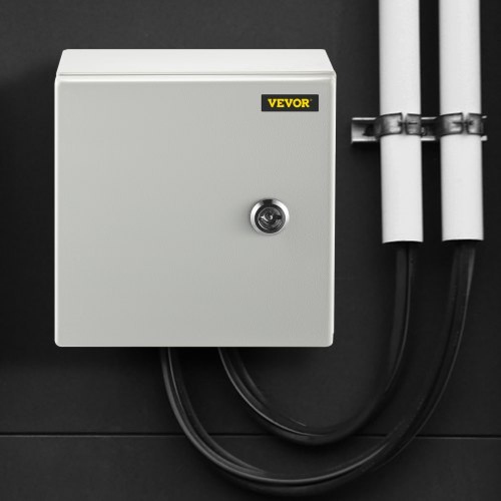 Heavy-Duty Steel Enclosure, IP66 Waterproof Electrical Junction Box for Outdoor & Indoor Wiring