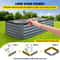 Galvanized Raised Garden Bed, Metal Planter Box for Vegetables, Flowers, Fruits & Herbs, Steel Outdoor Garden Bed Kit
