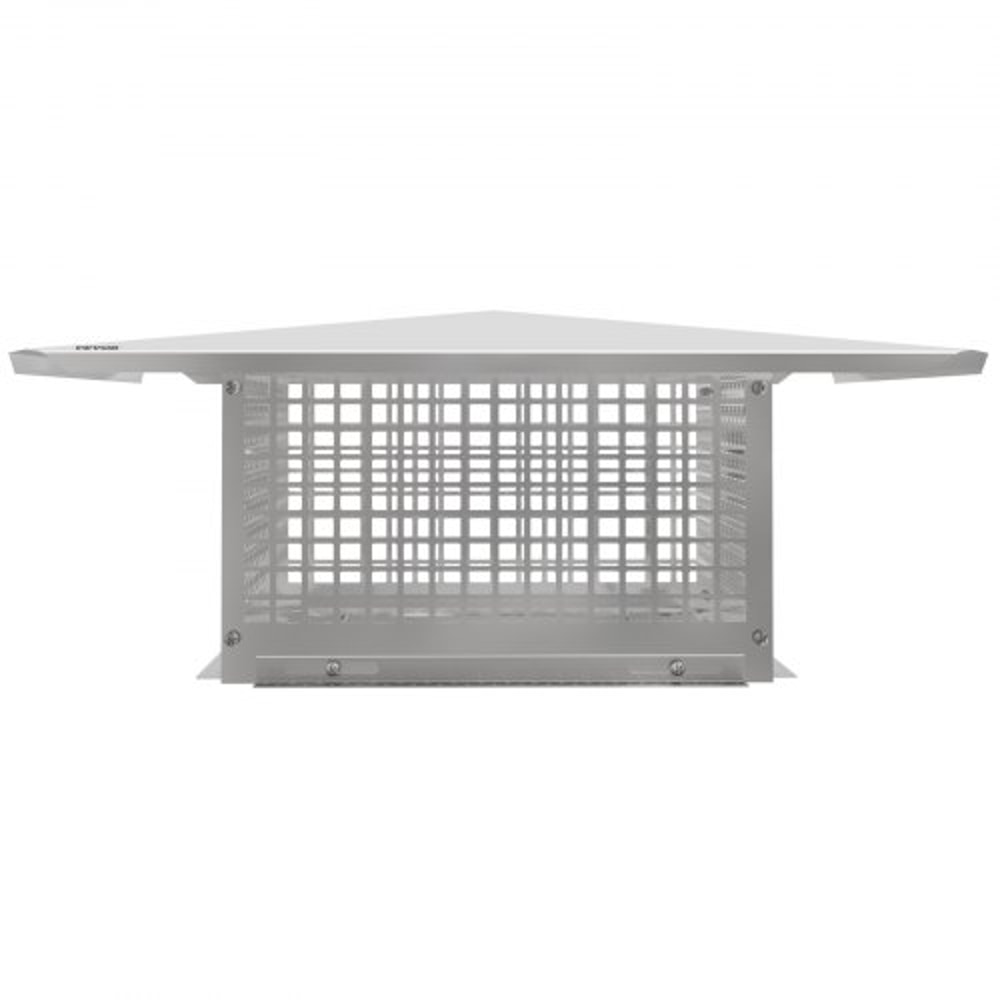 Stainless Steel Chimney Cap, Adjustable Flue Cover with Mesh Screen, Bolts & Screws, Outdoor Fireplace Spark Arrestor