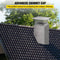 Stainless Steel Chimney Cap, Flue Cover with Bolts & Screws, Adjustable Spark Arrestor for Masonry & Clay Tile Fireplace