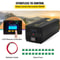 5000W Modified Sine Wave Inverter DC 12V To AC 120V Power Converter With LCD Remote Controller LED 4