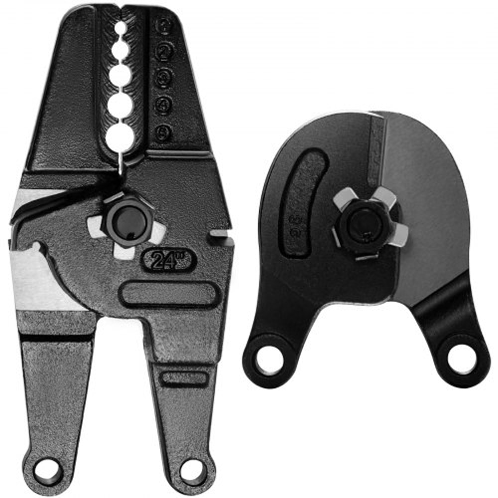 3-in-1 Bench Swaging Tool, Wire Rope Crimper, Cable Cutter & Bolt Cutter Head for 1/16"-3/16" Aluminum/Copper Sleeves