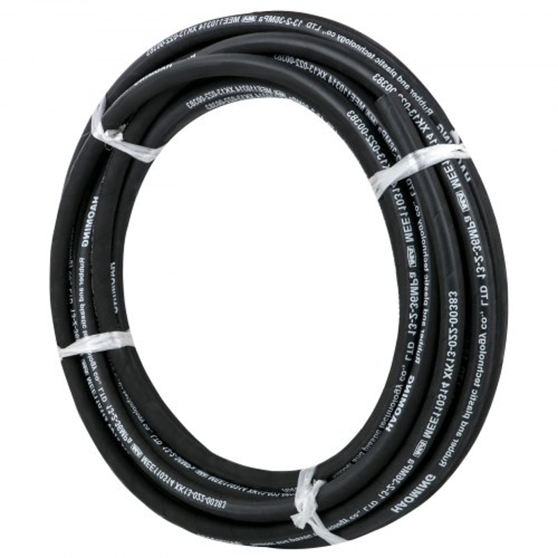 50ft Hydraulic Hose 12 ID 5000 PSI Flexible Oil Hose With 2 Steel Wire Braids Durable TemperatureRe 10
