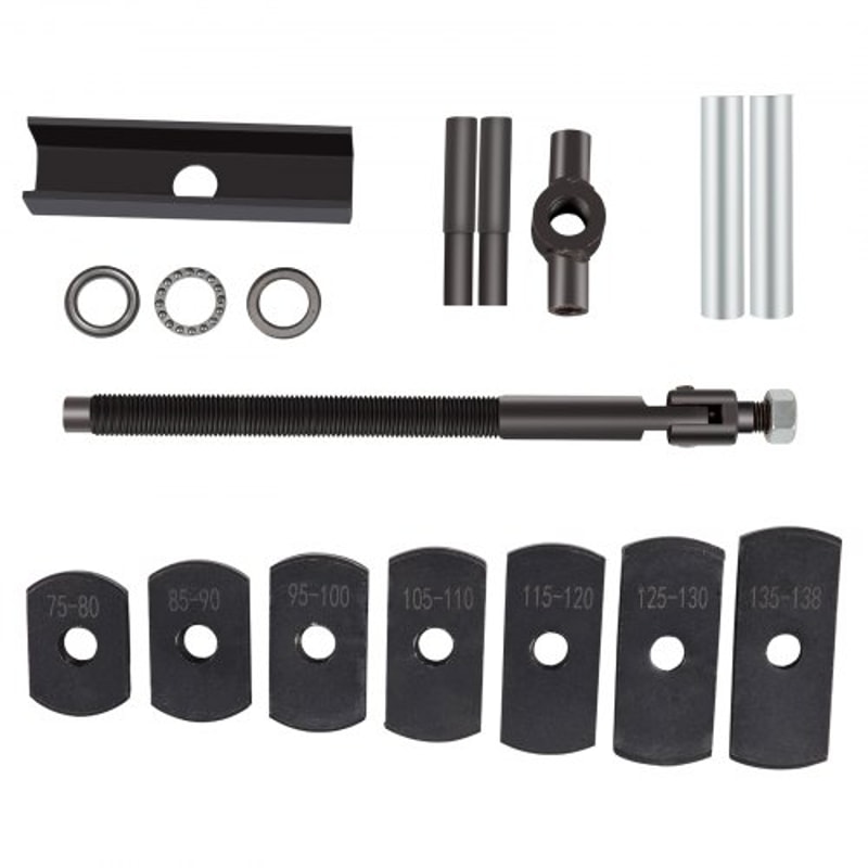 Diesel Engines Liner Puller Tool, Heavy-Duty 75-138mm Universal Cylinder Liner Puller Set for Dry & Wet-Type Auto Repair