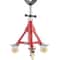 Portable Pipe Jack Stand with Casters, 20-37 Inch Adjustable Height, 882 LB Capacity, V-Head Support for 1/8 to 12 Inch