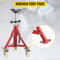 Portable Pipe Jack Stand with Casters, 20-37 Inch Adjustable Height, 882 LB Capacity, V-Head Support for 1/8 to 12 Inch