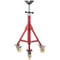 V Head Pipe Stand Adjustable Height 2852 Inch 882 LB Capacity With Casters Folding Portable Steel J 8