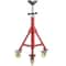 V Head Pipe Stand Adjustable Height 2852 Inch 882 LB Capacity With Casters Folding Portable Steel J 9
