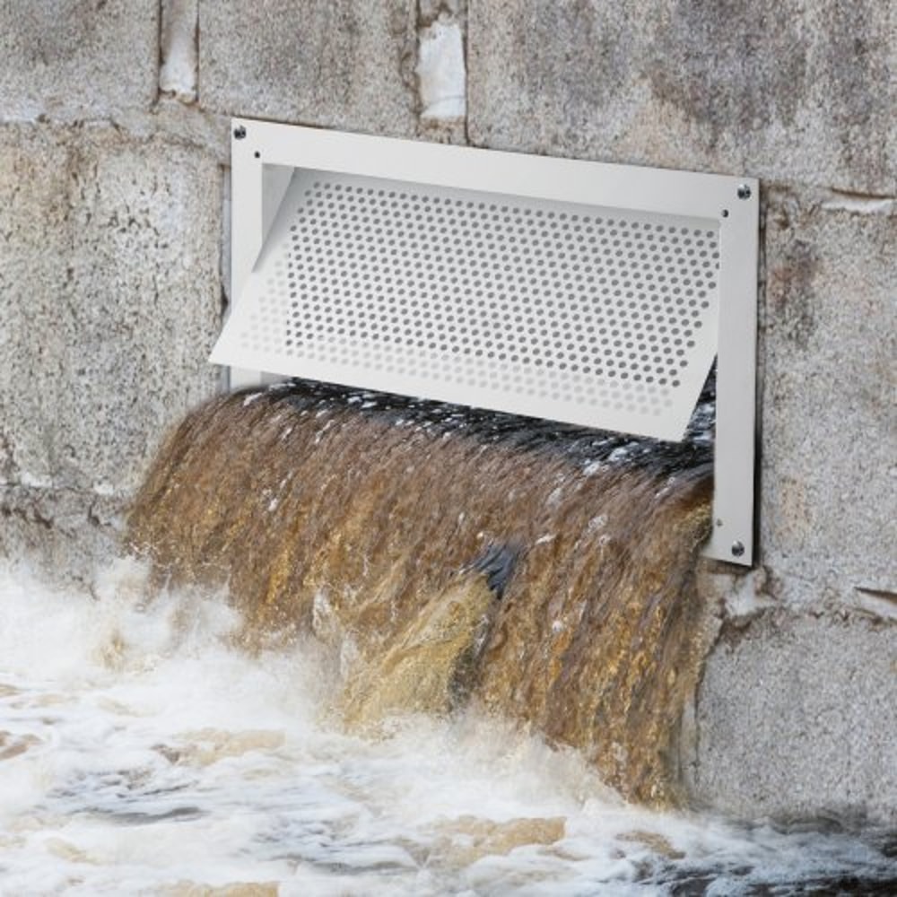 Foundation Flood Vent for Crawl Spaces & Garages, Wall-Mounted Hydrostatic Pressure Relief Vent tPrevent Damage