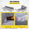 Premium Shower Curb Overlay Kit, Watertight ABS Central Bonding Flange, Stainless Steel Grate, Adjustable Shower Curbs