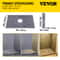 Premium Shower Curb Overlay Kit, Watertight ABS Central Bonding Flange, Stainless Steel Grate, Adjustable Shower Curbs