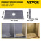 Premium Shower Curb Overlay Kit, Watertight ABS Central Bonding Flange, Stainless Steel Grate, Adjustable Shower Curbs