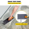 Premium Shower Curb Overlay Kit, Watertight Shower Pan with Central Drain, Adjustable Curbs & Trowel, Leak-Proof