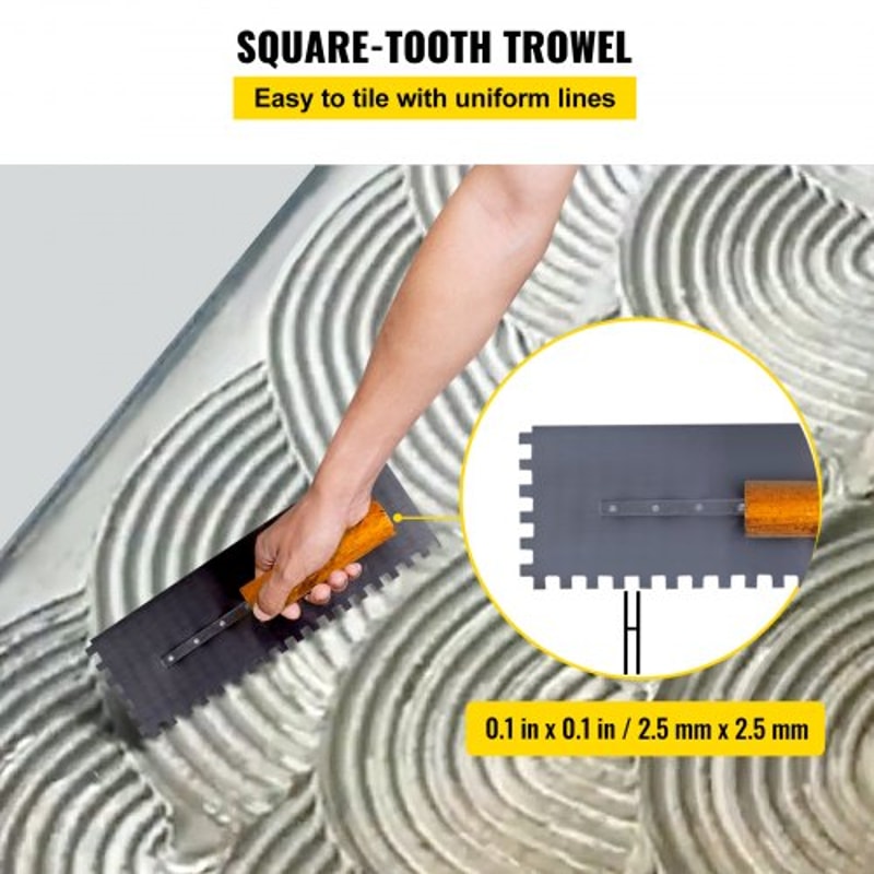 Premium Shower Curb Overlay Kit, Central ABS Flange, Stainless Steel Grate, Cuttable Shower Curbs & Trowel