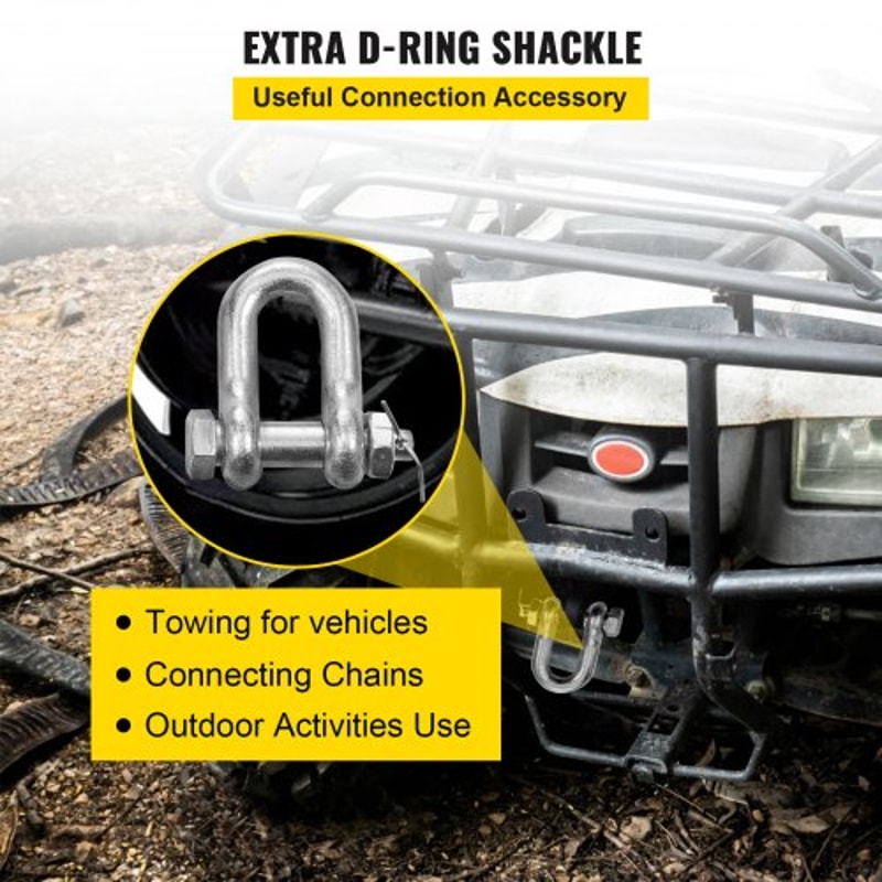 Grade V Bridle Chain, Heavy-Duty Tow Chain with High lbs Break Strength, TJ Hook, Crab Hook, Pear Link & Chain Shortener