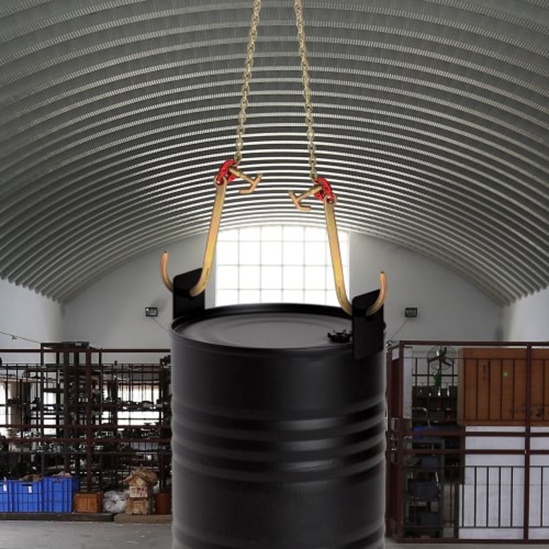 Grade V Bridle Chain, High lbs Break Strength Tow Chain Bridle with TJ Hooks, Grab Hooks, Heavy Duty Pear Link Connector