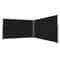 Retractable Side Awning, Double Retractable Patio Screen Waterproof Privacy Fence, Outdoor Room Divider