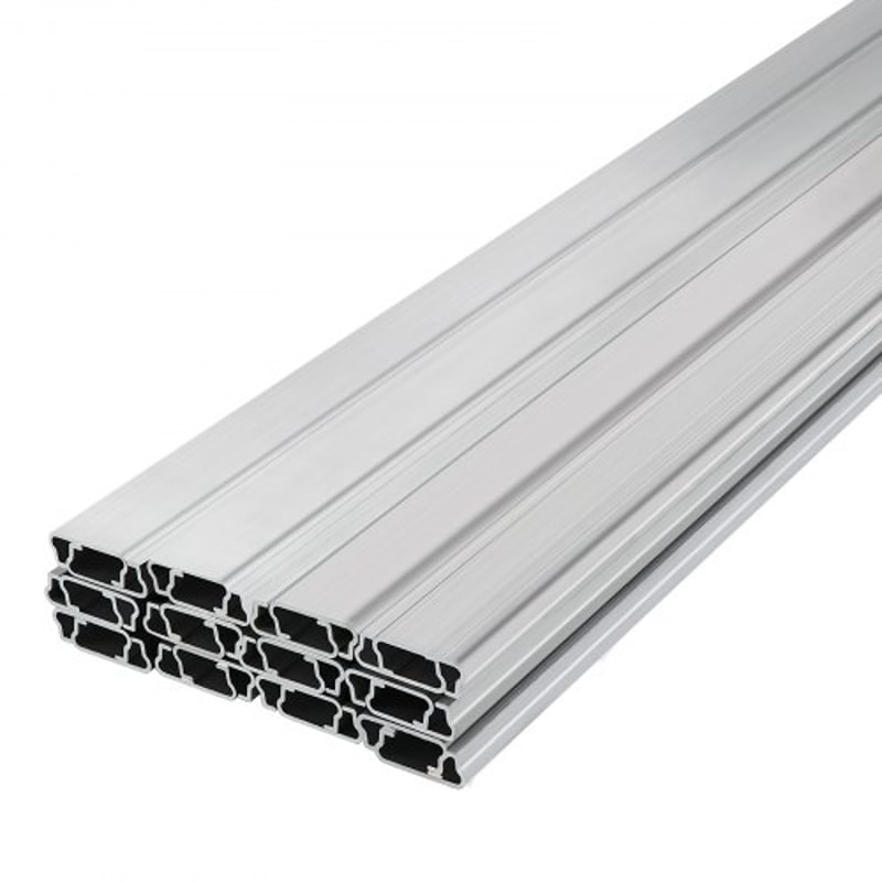 Spring Wire and Lock Channel Kit, Aluminum Alloy U-Channel & PE-Coated Wiggle Wire for Greenhouse Plastic Poly Film