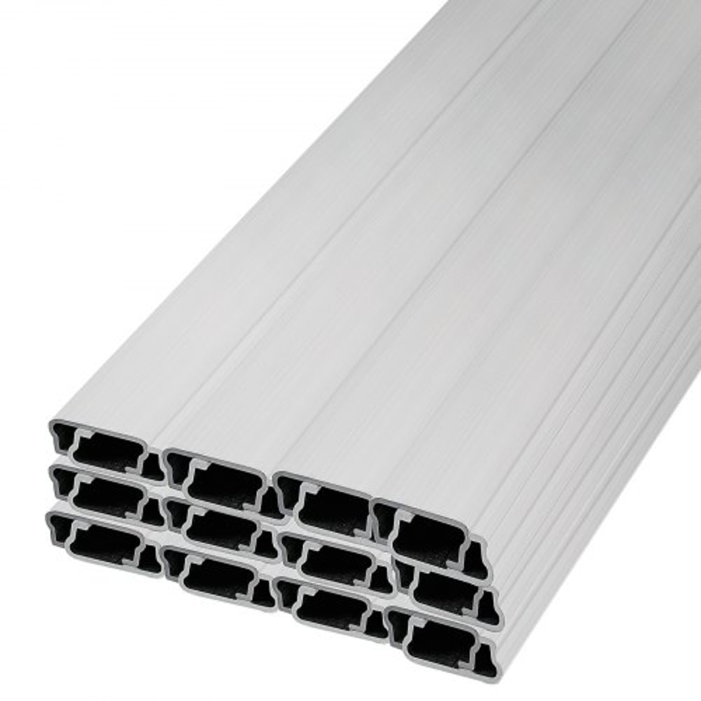 Spring Wire and Lock Channel Kit, Aluminum Alloy U-Channel & PE-Coated Wiggle Wire for Greenhouse Plastic Poly Film