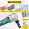 Sheet Metal Nibbler, Electric Metal Nibbler 1800RPM High Speed Rotor, Metal Nibbler Cutter with Replaced Blades, Storage
