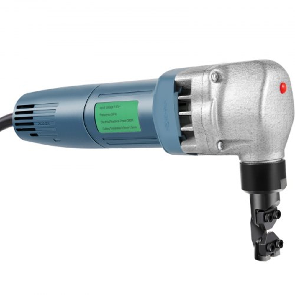 Sheet Metal Nibbler, Electric Metal Nibbler 1800RPM High Speed Rotor, Metal Nibbler Cutter with Replaced Blades, Storage