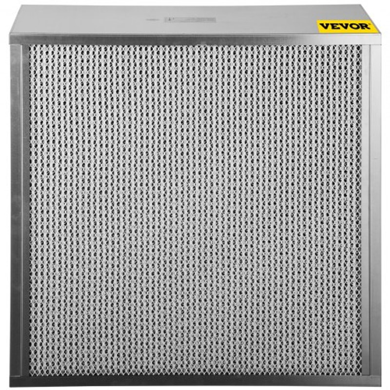 HEPA Replacement Filter, True HEPA Pleated Air Filter with Galvanized Frame, Standard Filter Compatible with HEPA Filter
