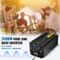 Pure Sine Wave Power Inverter, DC to AC Car Inverter with Remote Control, USB Port, LCD Screen & AC Outlets