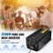Pure Sine Wave Power Inverter, DC to AC Car Inverter with Remote Control, USB Port, LCD Screen & AC Outlets