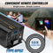 Pure Sine Wave Power Inverter, DC to AC Car Inverter with Remote Control, USB Port, LCD Screen & AC Outlets