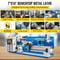 Precision Mini Wood & Metal Bench Lathe 550W Turning Machine, Variable Speed, Heavy-Duty Gear, Professional Threading