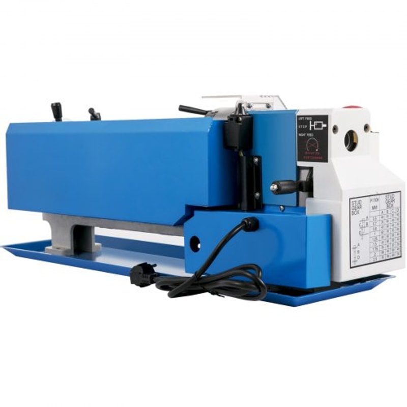Precision Mini Wood & Metal Bench Lathe 550W Turning Machine, Variable Speed, Heavy-Duty Gear, Professional Threading