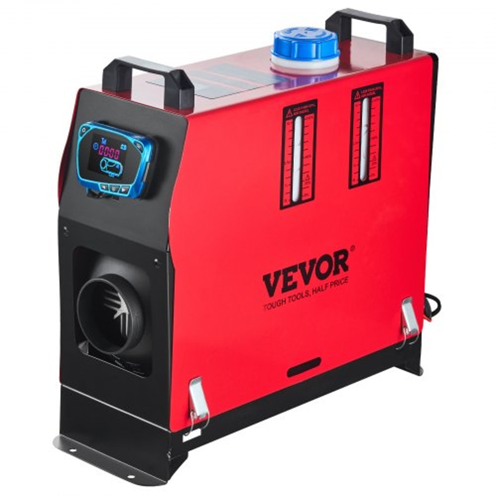 Diesel Air Heater All-in-One, Remote Control & LCD Switch, Muffler Silencer for Car, Bus, Trucks, RV, Motorhome & Boats