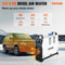 Diesel Air Heater All In One, Fast Heating Diesel Parking Heater with Red LCD Switch & Remote Control for Car, RV, Truck