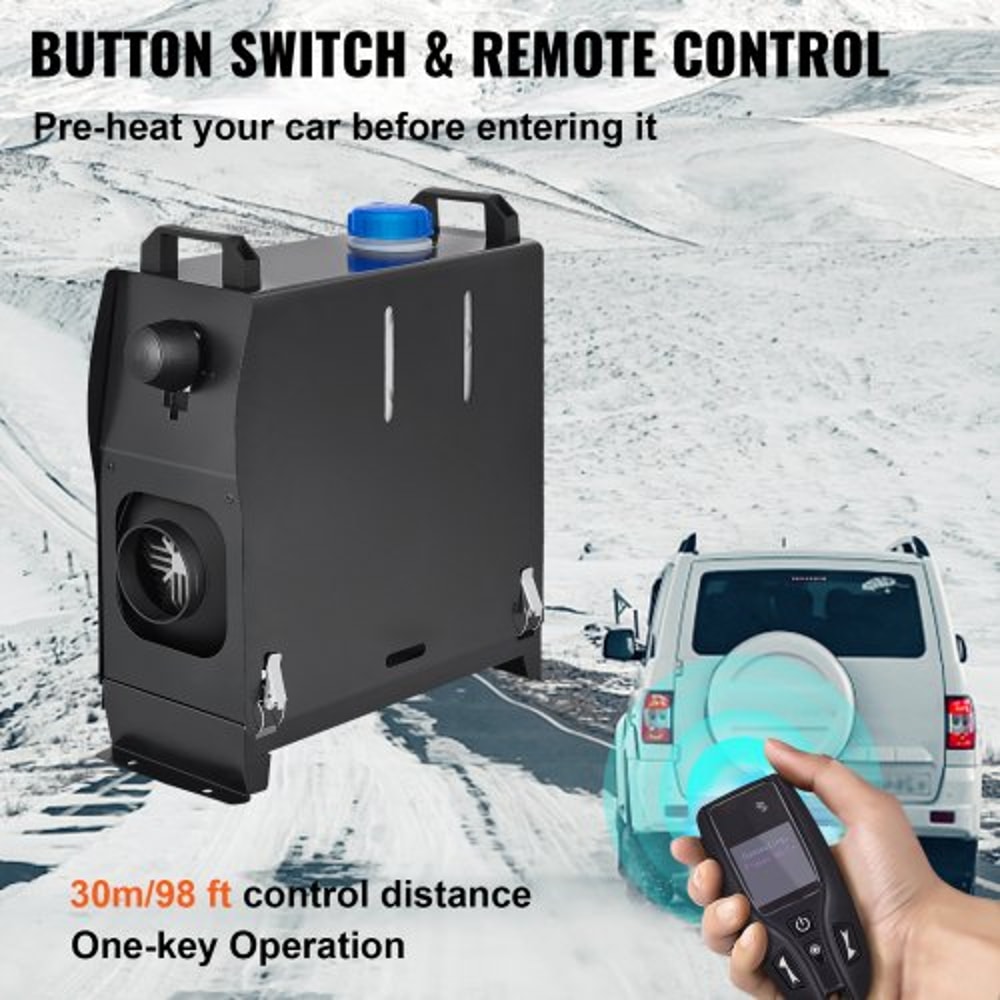 Diesel Air Heater All in One, Diesel Parking Heater with Muffler for Car, Vans, Truck, RV, Boats, Trailer, Motorhome
