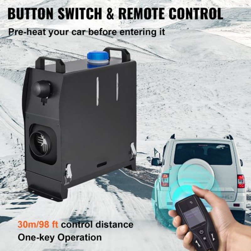 Diesel Air Heater All in One, Diesel Parking Heater with Muffler for Car, Vans, Truck, RV, Boats, Trailer, Motorhome