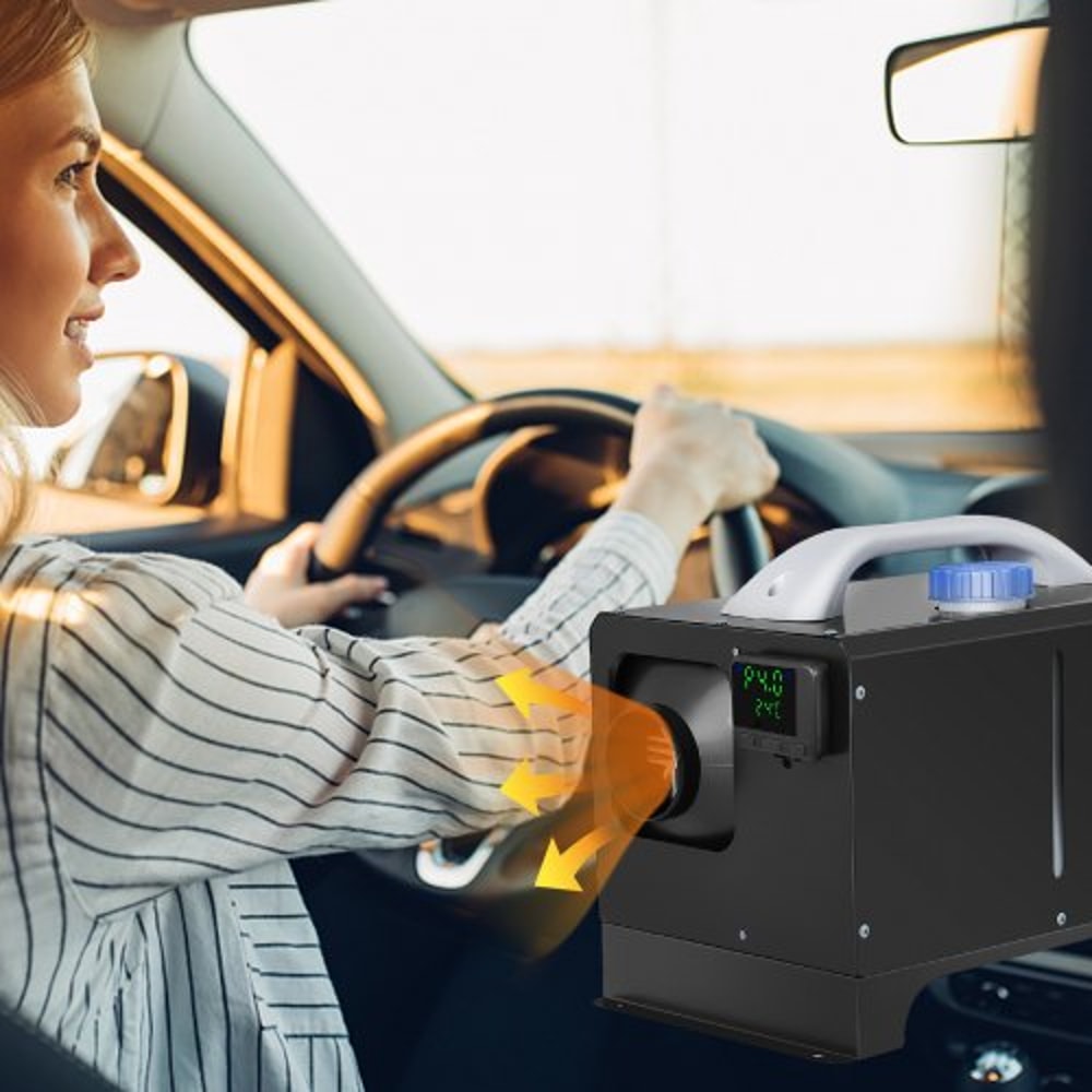 All-in-One Diesel Air Heater with Remote & LCD, Quiet, Fast Heating Parking Heater for RVs, Trucks, Boats, Buses, Cars