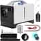 Diesel Air Heater Parking Heater Truck Heater with One Air Outlet, Black LCD Switch & Remote Control, Fast Heating