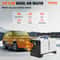 Diesel Air Heater Parking Heater Truck Heater with One Air Outlet, Black LCD Switch & Remote Control, Fast Heating